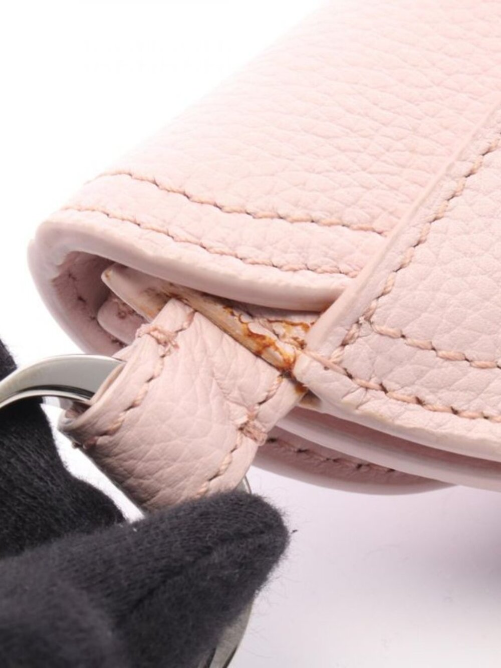 ★SOLD★ Dior Pouch Saddle Baby Pink Leather Coin Case - Picture 8 of 8